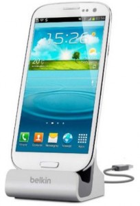 Belkin USB-lading og dokkingstasjon for Samsung Galaxy S4