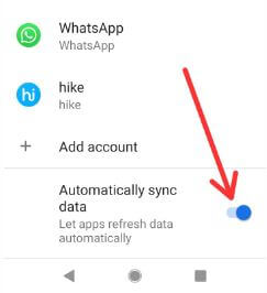 Slik deaktiverer du automatisk synkronisering på Android 9 Pie