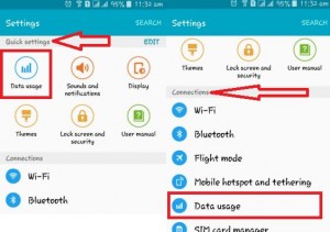 Hvordan redusere mobildatabruk på Android Lollipop 5.1.1