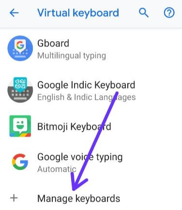 Hvordan endre Google-tastatur på Pixel 3