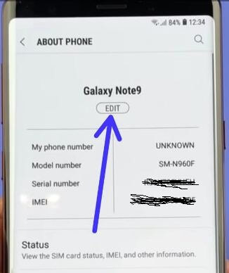 Slik endrer du enhetsnavn / Bluetooth-navn på Galaxy Note 9