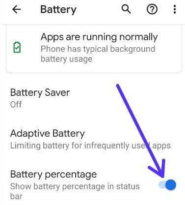 Hvordan vise batteriprosent på Google Pixel 3a og Pixel 3a XL