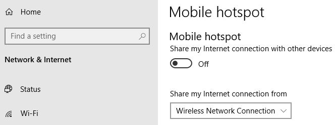 Slik slår du på mobil hotspot i Windows 10